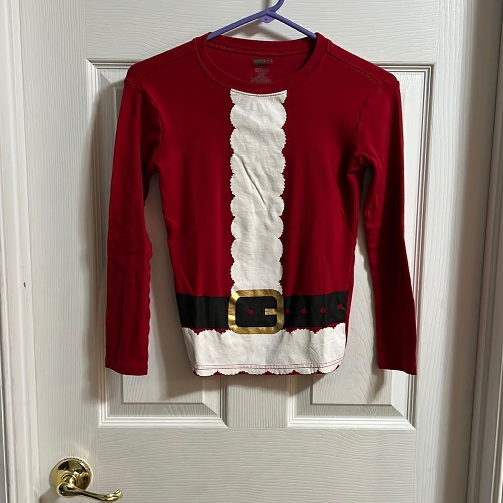 Crazy 8 size 12 youth Santa shirt.